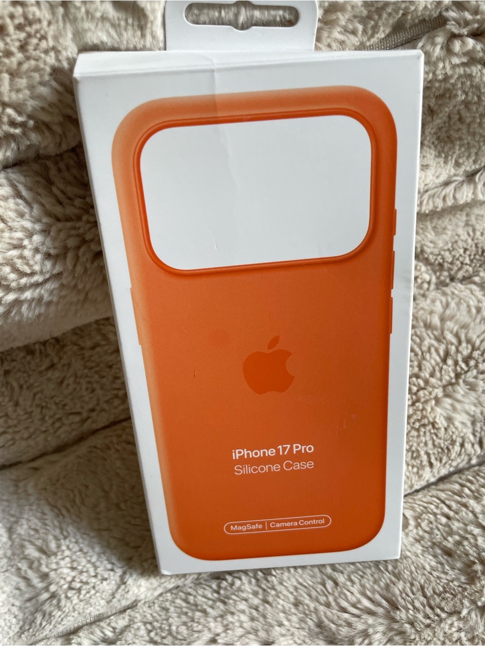 Apple iPhone 17 Pro Silicone Case — Bright Orange